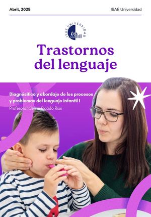 Revista Trastornos Del Lenguaje