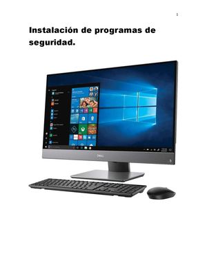 Manual de Instalación De Programas De Seguridad