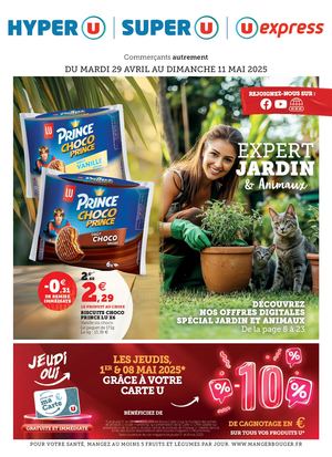 CATALOGUE DU 29 AVRIL AU 11 MAI - HYPER U / SUPER U / U EXPRESS