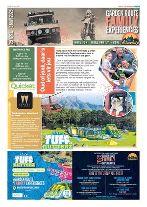 Garden Route Family Experiences: Mossel Bay Advertiser