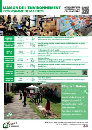 Programme Mde - Mai 2025