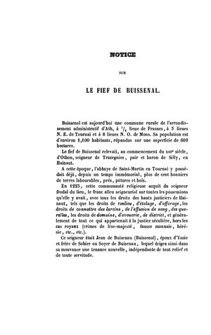 Le Fief De Buissenal