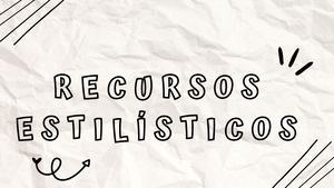 Recursos Estilísticos
