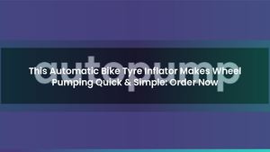 This Automatic Bike Tyre Inflator Makes Wheel Pumping Quick & Simple: Order Now