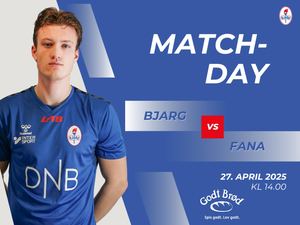 Programblad: Bjarg vs Fana