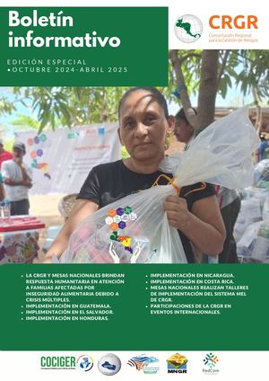 Boletín Informativo CRGR abril 2025