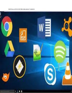 Instalacion De Programas Varios