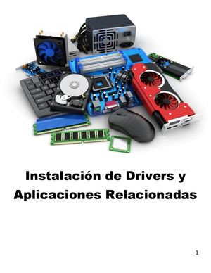 Instalación De Drivers Y Aplicaciones Relacionadas