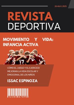 Movimiento Y Vida Infancia Activa Revista