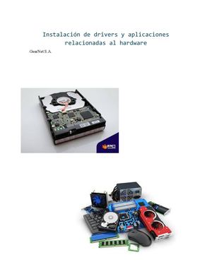 Manual 2 Instalación De Drivers Y Aplicaciones Relacionadas Al Hardware