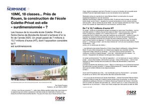 Article école Privât 10 M€ Hors-Taxes