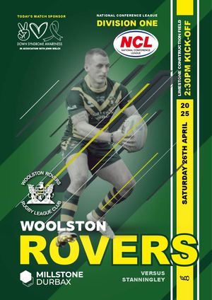 2025 Woolston Rovers Brochure Stanningley 26042025
