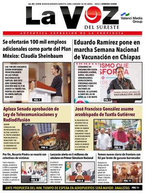 La Voz del Sureste 26-04-25