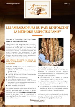 Cp Respectus Panis Evolution Avril 25