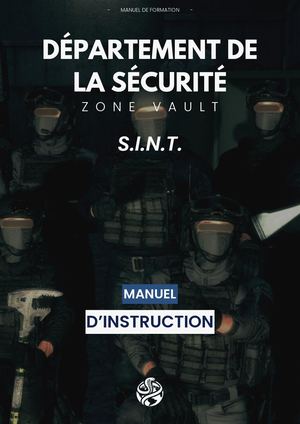 S.I.N.T. - Manuel de Formation