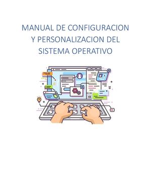 Manual De Configuracion Y Personalizacion Del Sistema Operativo