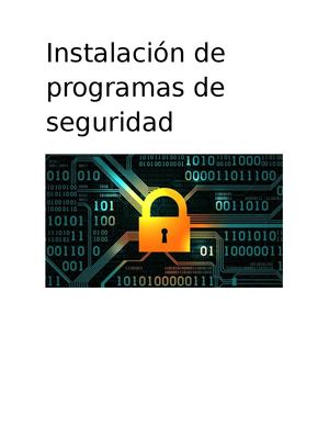 Instalación De Programas De Seguridad Docx