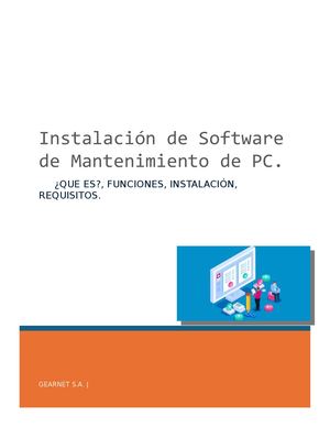 Manual 6 Instalacion De Software De Mantenimiento De Pc