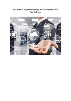 INSTALACIÓN DE PROGRAMAS VARIOS