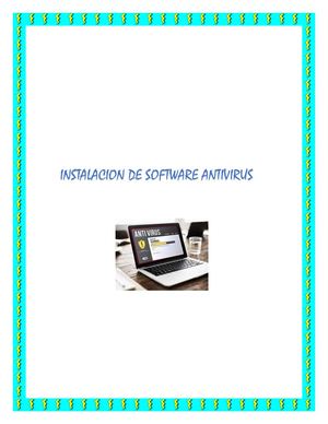 Instalación de software antivirus