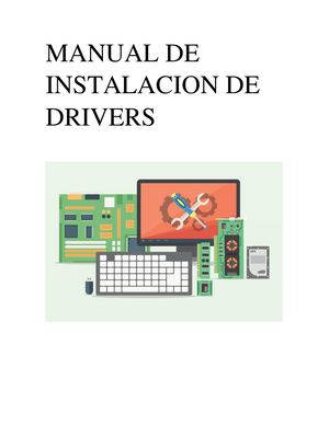 Manual De Instalacion De Drivers
