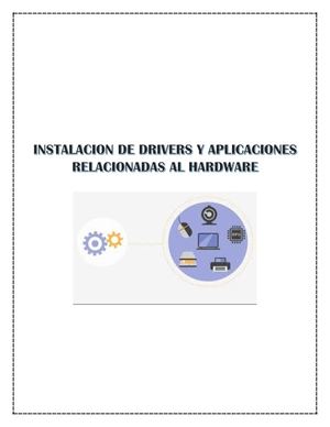 COMO INSTALAR UN DRIVERS