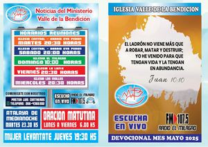 Devocional Mayo 2025 Valle De La Bendicion