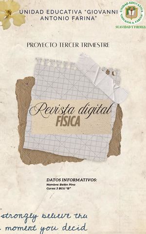 Proyecto De Física Belén Pino