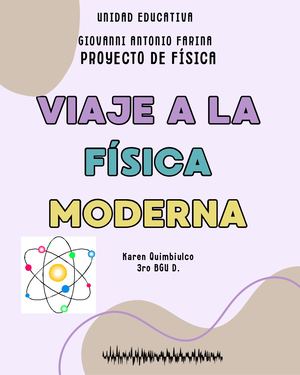 Fisica Moderna Proyecto