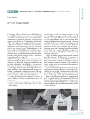 FOCUS_INF L’educazione Che Cura 02_2014