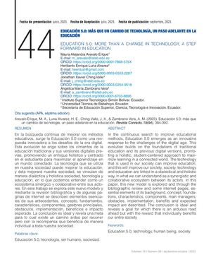 Educación 5 0 Mas Que Un Cambio De Tecnología, Un Paso Adelante En La Educación