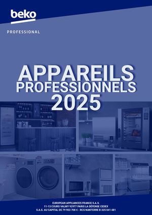 Catalogue BEKO Professionnal