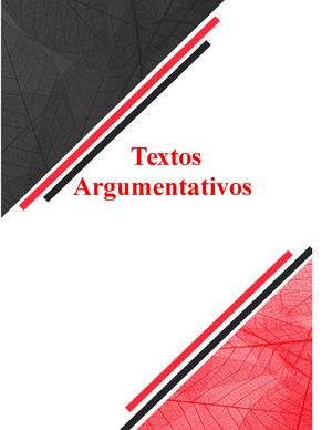 Textos Argumentativos