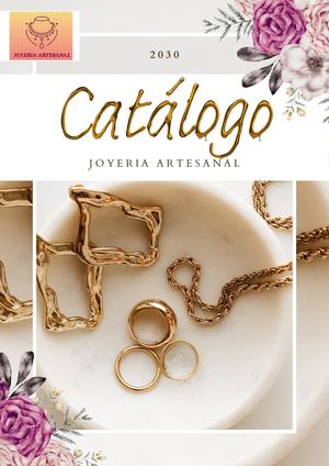 Documento A4 Catálogo Joyería Elegante Sencillo Moderno Dorado (1)