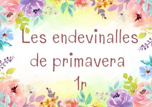 Llibre endevinalles 1r
