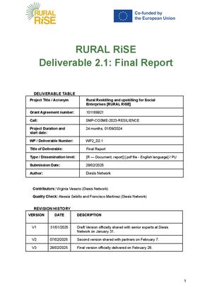 Rural Rise Report