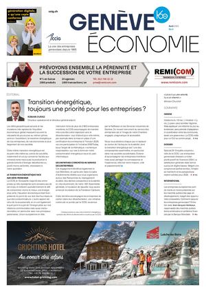 Genève Économie No3 - Avril 2025