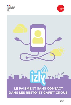 Flyer Izly en français