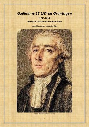 Lannéanou. Guillaume Le Lay (1743-1818), député à l'Assemblée constituante