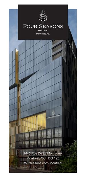 Four Seasons Hotel Montreal 5th Edition