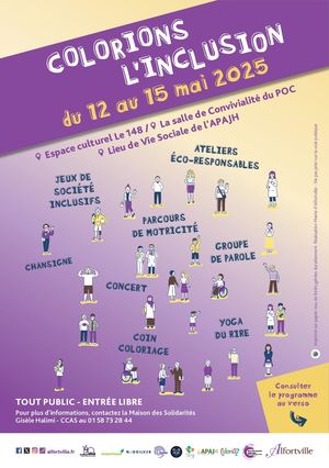 Colorions l'inclusion - Alfortville - Le programme