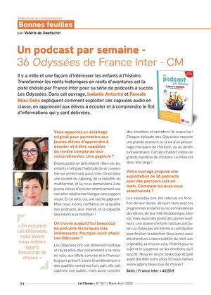 Un podcast par semaine. 36 Bestioles de France Inter / Belin - France Inter - MNHN