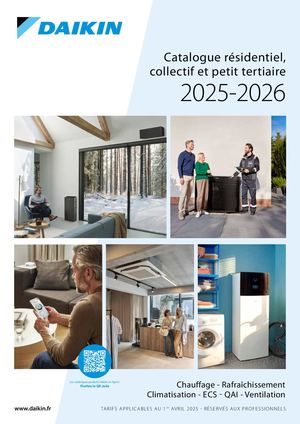 Catalogue résidentiel, collectif et petit tertiaire 2025-2026