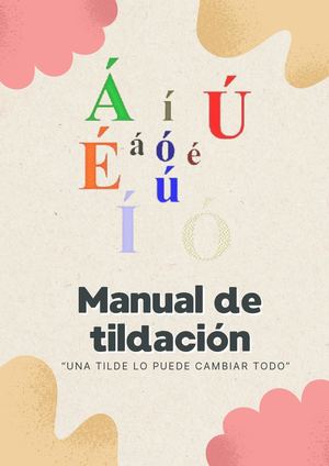 Manual De Las Tildaciones