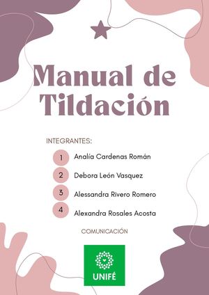 Manual De Tildación Unifé 2025