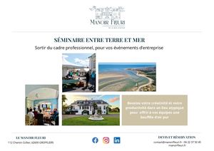 Le Manoir Fleuri Plaquette Séminaire Sans Tarifs