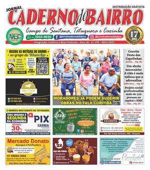 Jornal Caderno Do Bairro - Campo De Santana - Ed. 195 - Abril 2025