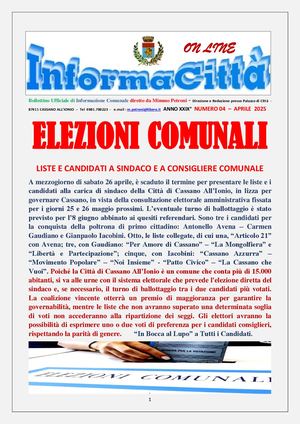 Informacitta' Aprile 2025