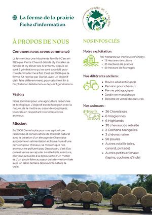 Visite libre de la ferme