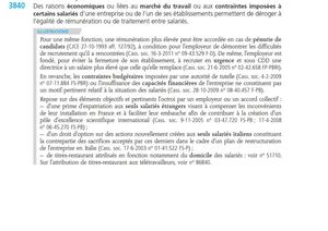 Egalité de rémunération - Extrait MPAIE